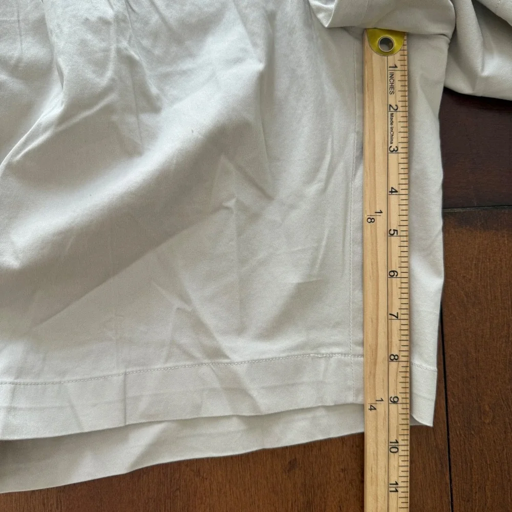 Polo Golf Ralph Lauren Mens 35 Khaki Fairway Fit Pleated Cotton Stretch Shorts